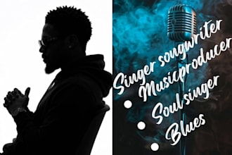 be your male singer, vocalist, soul, rnb singer, soul pop, soul blues musician