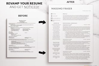 create a clean and professional resume layout in word