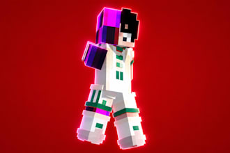 make you a minecraft themed discord banner
