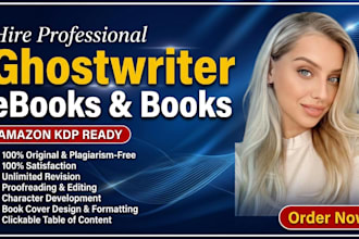be your book and ebook writer