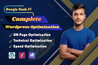 optimize on page SEO fix technical errors and do internal linking on wordpress