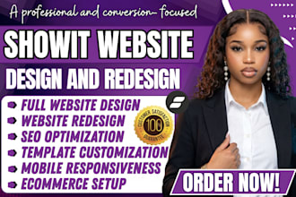 design showit website redesign showit customization template showit website SEO