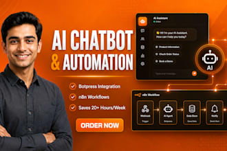 build an advanced botpress ai chatbot and n8n workflow automation