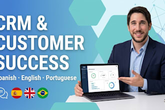 manage your b2b customer success and CRM in spanish, english and portuguese