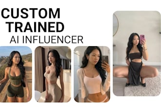 create a realistic ai influencer model for instagram and fanvue
