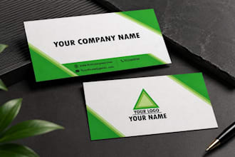 design a professional business card for your brand