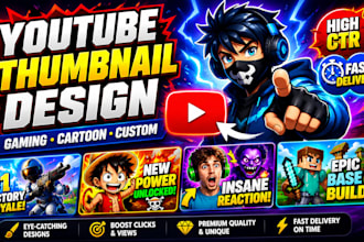 draw cartoon youtube thumbnail