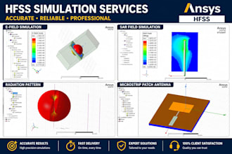 design and simulate rf antennas in cst studio and ansys hfss