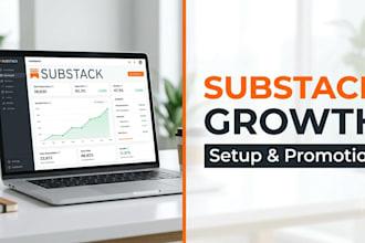do substack promotion, newsletter setup, and email marketing