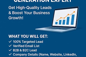 do expert data entry canva design and lead generation