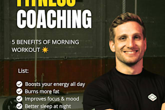 create professional instagram posts for your gym or fitness