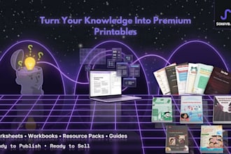 create premium printable worksheets and educational resources