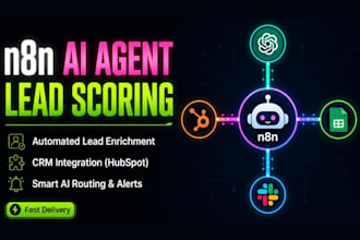 build n8n ai agent automations for lead scoring