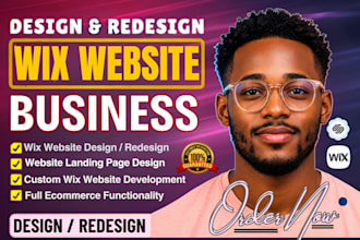 wix website redesign, wix redesign, wix website design, redesign wix website