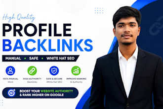 create quality profile backlinks for your website