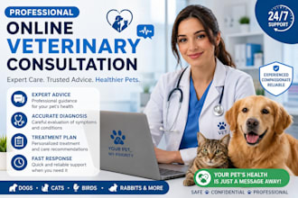 research, review and explain your pet health concerns and veterinary reports