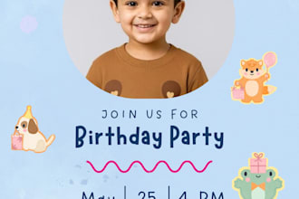 design birthday invitation cards
