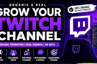 grow your twitch stream organically