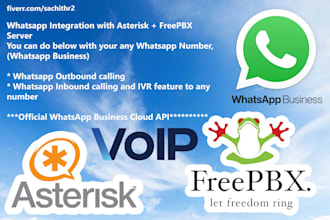 connect whatsapp business cloud voice calling to asterisk with pjsip