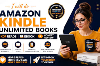 do amazon kindle unlimited books KDP read, ebook and honest review