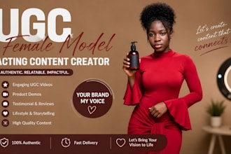 be your female ugc creator  actress  content creator
