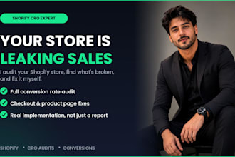 audit and fix your shopify store conversion issue