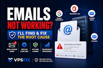 fix business email not sending, receiving and SMTP errors
