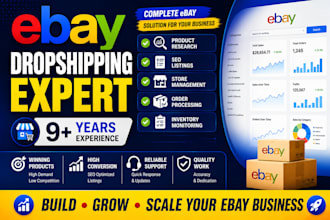 complete manage your ebay dropshipping store and automation