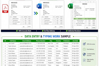 do accurate data entry copy paste typing work professionally