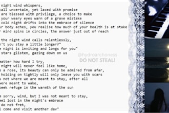 craft custom poems in haiku, free verse and sonnet form