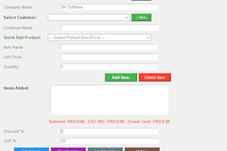 develop custom invoice billing software for your shop pos system