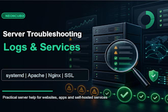 set up, secure or troubleshoot your linux server