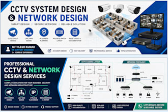 expert cctv surveillance, network topology and IP planning