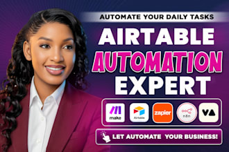 build airtable database, airtable automation, airtable CRM, ai workflow expert