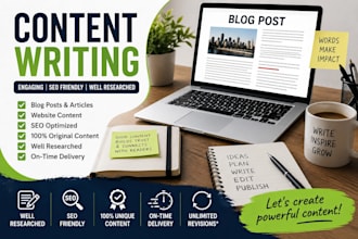 write blog posts and articles