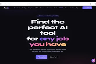 build a static ai automated tools directory site like asmiai