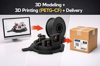 design and model your mechanical 3d parts for printing