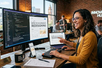 build web page, build websites for the business