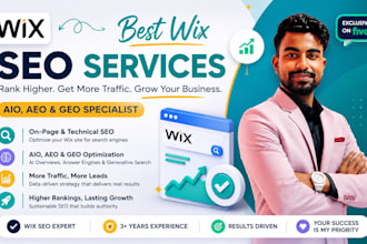 do complete wix SEO for aeo, GEO, and ai search visibility