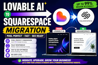 migrate lovable ai website to squarespace or clone lovable website
