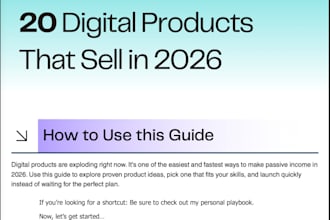 share a definitive guide on how to make money with digital products in 2026