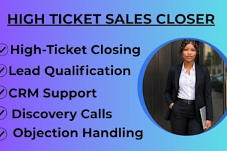 do cold caller high ticket sales closer commission sales based sales operations