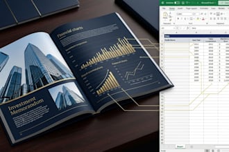 design premium commercial real estate offering memorandums