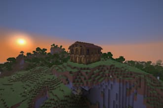 build medium size builds on minecraft