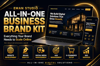 create a professional business brand identity