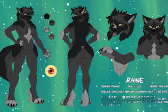 fursona ref sheet furry reference sheet anthro ref sheet furry ref sheet nsfw oc