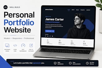build a responsive personal portfolio website