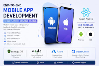 develop a custom mobile app for android and ios