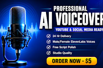 create natural ai voiceover in 24 hours with elevenlabs