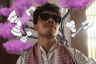 create custom sketch photo edits for your profile picture